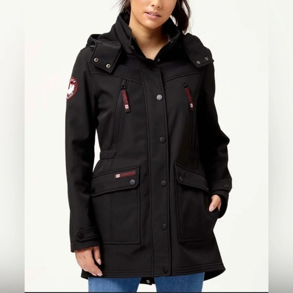 Canada Weather Gear Women’s Hooded Anorak Waterproof Winter Jacket NWT Size S - Picture 1 of 14